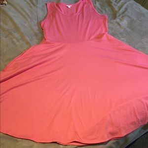Lularoe Swing Tank Dress Pink with Pockets!